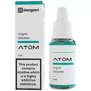 A product image featuring a box and a bottle of Hangsen Blue Sky e-liquid. The box indicates nicotine levels and a 70/30 PG/VG ratio.